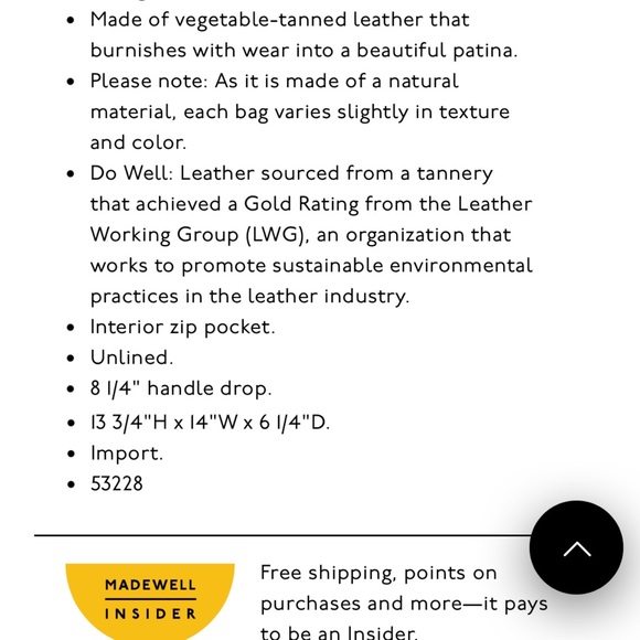 Madewell The Transport Tote - True Black Brown - Picture 11 of 11